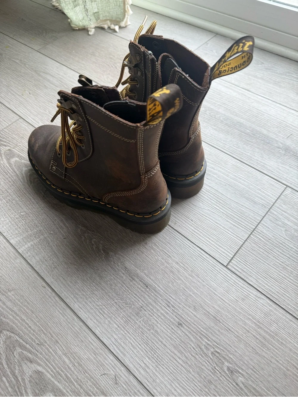 Dr. Martens Brown Jadon Archive Boots